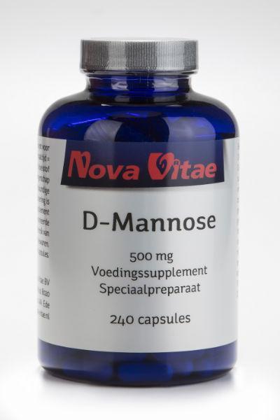 Nova Vitae D-Mannose 500mg Capsules 240st