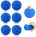 OEM Shenzhen Haorui Industrial Technology Co., Ltd. Wasmachine Droger Ballen - Herbruikbaar - 6 stuks - Blauw