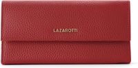Lazarotti Bologna Leather Wallet With 12 Card Slots Red