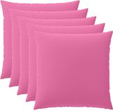 vidaXL - Kussensloop - 6 pcs - HEERLEN - Roze - 80 x 80 cm - Polyester