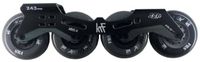 Krf Angel 4x80 Set Patins à roulettes Noir 246 mm