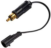 BC Battery Controller 710-FP612V 12V Hella-stekker/adapter batterijlader voor DIN.4165-stopcontact 12 mm (type) -Made in Italy, zwart