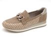 Jana Dames Instapper - 24766-315 Lichtbruin/Combi - Wijdte H - Maat 40