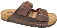 Rohde Leren Heren Slippers - Bruin - 42