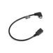 System-S USB 3.1 Type-C 90° Hoek naar Micro-USB 2.0 Datakabel/Oplaadkabel (ca. 27 cm)