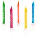 Amscan 550333-10 spiraalkaarsen Happy Birthday meerkleurig hoogte 6,3 cm decoratie