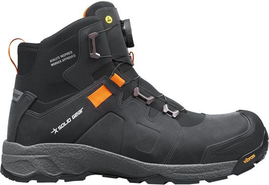 Solid Gear Vapor 3 Mid S3S Werkschoenen - Zwart - Maat 45