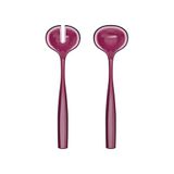 Guzzini Dolvevita 29730177 tafelbestek 28 cm transparant amethist biologisch kunststof 2 stuks