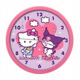 Kids Euroswan Hello Kitty Wandklok 25cm Roze Kunststof
