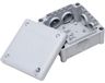 Boîte de raccordement en saillie pour locaux humides - 102 x 102 x 55 mm - Ip66 - 7 M25 - Gris