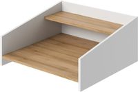 Vicco Opzetrek Viktor, Artisanaal eiken/Wit, 65.6 x 30 cm