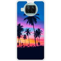 Xiaomi Mi 10T Palmiers colores Verstevigd hoesje met sublimatie bedrukking