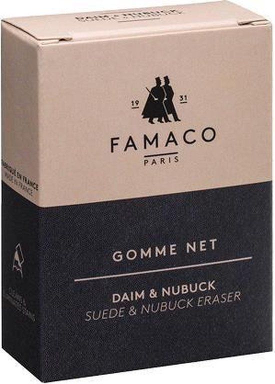Famaco Gomme net - ruw blokje voor het verwijderen van vlekken op Suede