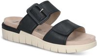 Caprice Dames Slipper 9-27203-44 855 H-breedte Maat: 38 EU Blauw Leer