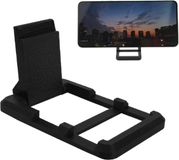 Merkloos / Sans marque Mobiele Telefoonhouder - Smartphone Standaard - Handsfree Kijken - Compact Opvouwbaar - 6.5 x 4 cm - Zwart