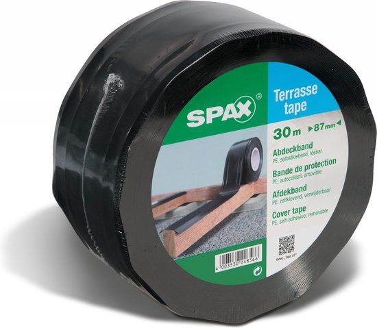 SPAX Duct tape Zwart 3000 cm x 8.7 cm