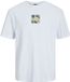 Jack & Jones T-shirt Jcoedition Berlin Tee Ss Crew Neck 12253423 Cloud Dancer/graffiti Homme Taille - S