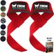 Thor Athletics Lifting Straps - Krachttraining Accessoires - Powerlifting Straps - Deadlift Straps - Rood - Inclusief E-Book - One Size