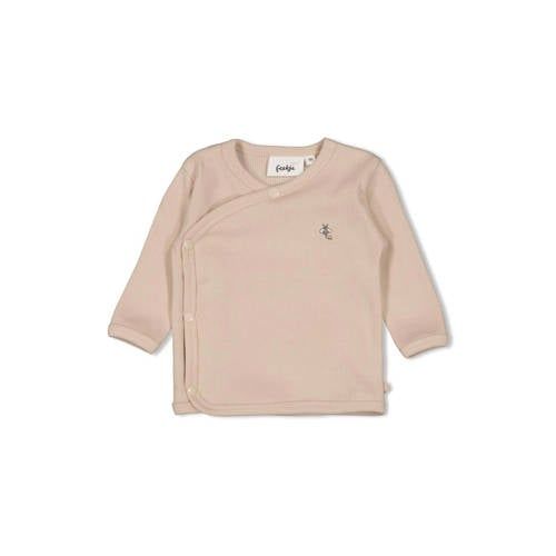 Feetje oveslag longsleeve Honey Bear zand Beige Jongens/Meisjes Katoen V-hals - maat 68