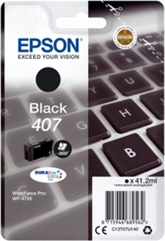 Epson WF-4745 Black Ink Cartridge - C13T07U140