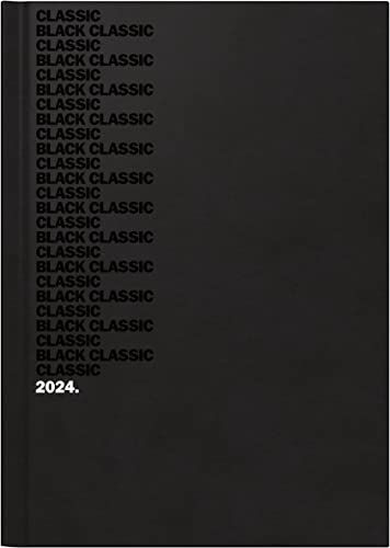 BRUNNEN Dagkalender 2024 - 1 pagina = 1 dag - Zwart