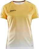 Craft Pro Control Fade Shirt Korte Mouw Dames - Geel | Maat: XXL