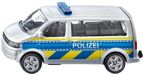 SIKU 1553, VW T5 Autowegpolitie, metaal/kunststof, zilver, openbare achterklep, trekhaak