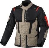 Macna Rancher 2.0 waterdichte motorfiets textieljas - Beige/zwart - L