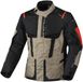 Macna Rancher 2.0 waterdichte motorfiets textieljas - Beige/zwart - L