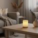ONE Light LED Bougie vacillante - Ø 7,5 x 12,5 cm - inclusief 2 x AA-batterijen