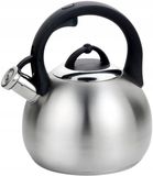 Maestro MR-1311 3L Inox Bouilloire avec Sifflet - Argent