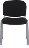 hjh OFFICE Vergaderstoel XT 600 Set van 4 zilver/zwart