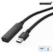 Microconnect USB3.0AAF5A USB-kabel USB 3.2 Gen 1 (3.1 Gen 1) 5 m USB A Zwart