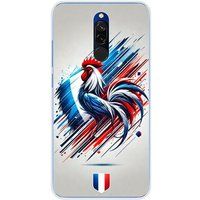 Xiaomi Bedrukt siliconen hoesje compatibel met Xiaomi Redmi 8 Coq francais