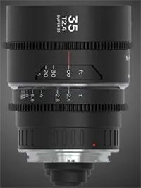 Laowa Nanomorph 1.5X Anamorphic SLR Bioscooplens Zwart