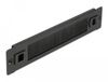 DeLOCK 66343 Borstelpaneel 1U Zwart 10 inch