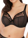 Elomi Charley Plunge Onderdraad BH voor dames, Jet, 70J