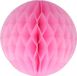 Merkloos Boules de Noël en papier - Rose - 10 cm