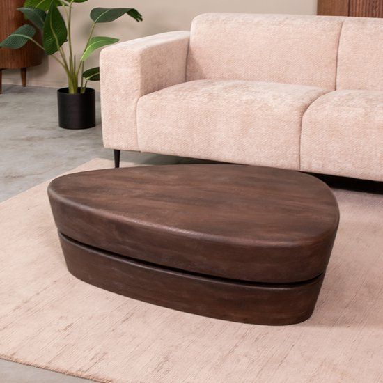 LABEL51 Javi Salontafel - Bruin - Hout - 110 cm