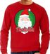 Bellatio Decorations Foute Kersttrui - I hate this - rood - Heren - Maat L