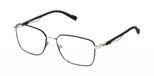Fila VFI879 Palladio c/parti nero lucido 55/17/145 MAN Brilmonturen