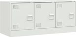 vidaXL Tv-meubel 99x39x44 cm staal wit