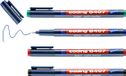 edding 8407/4S marqueur pour câbles set - assorti 4 pièces: noir, rouge, bleu, vert - 0,3mm
