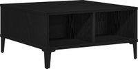 vidaXL Salontafel Zwart Eiken 60 x 60 x 30 cm