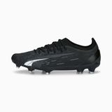 PUMA ULTRA ULTIMATE FG/AG Chaussures de football Hommes Noir/Blanc Taille 46