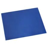 Tapis de bureau SYNTHOS, 400×530 mm, bleu