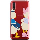 ERT GROUP mobiel telefoonhoesje voor Samsung A01 origineel en officieel erkend Disney patroon Donald & Daisy 001