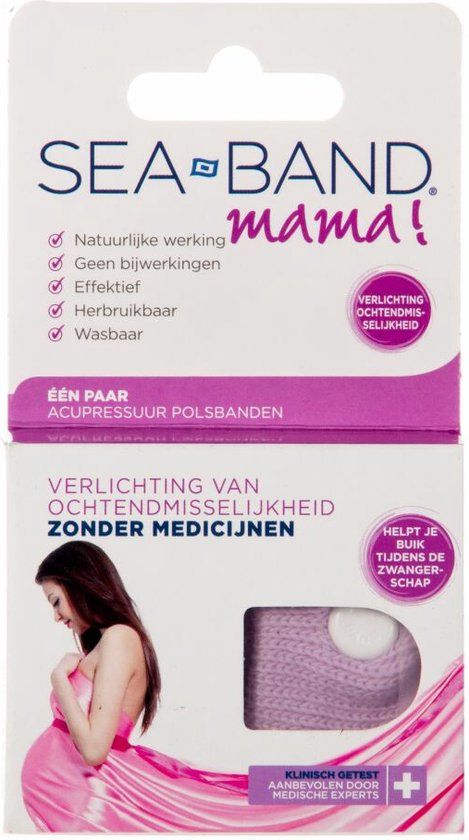 Sea-Band Mama - Acupressure Polsbandjes - 2 stuks