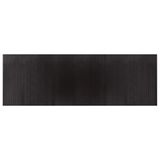 VidaXL Vloerkleed rechthoekig 100x300 cm bamboe donkerbruin