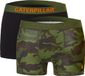 Caterpillar CAT Heren Boxershorts Effen Camouflage Groen 2-Pack - Maat M